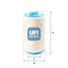 UFI Filters Air Filter 27.A53.00