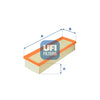 UFI Filters Air Filter 30.186.00