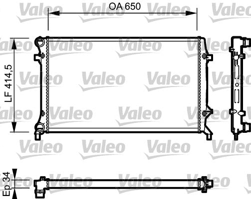 Valeo Radiator 735120