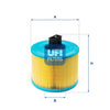 UFI Filters Air Filter 27.636.00
