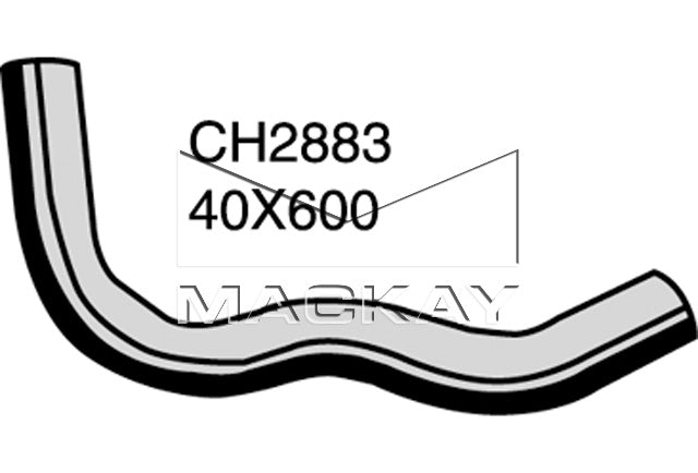 Mackay Bottom Radiator Hose CH2883