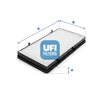 UFI Filters Cabin Air Filter 53.131.00