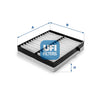 UFI Filters Cabin Air Filter 53.100.00