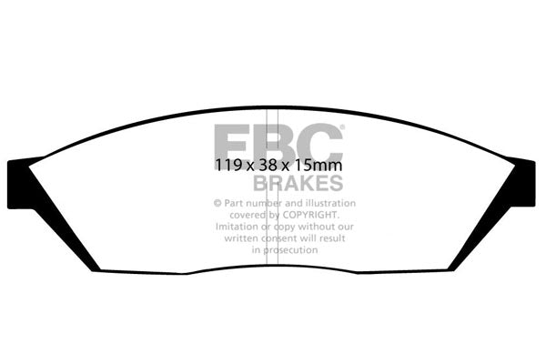 EBC Holden/Honda/Suzuki/Triumph Front Pads DP2374