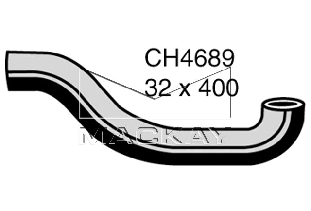 Mackay Top Radiator Hose CH4689