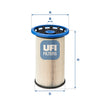 UFI Filters Fuel Filter 26.026.00