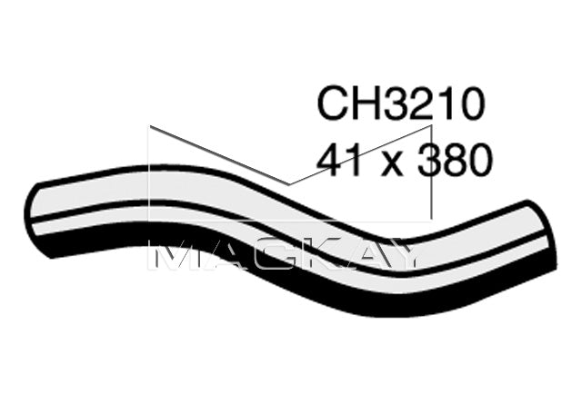 Mackay Bottom Radiator Hose CH3210