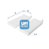 UFI Filters Cabin Air Filter 53.164.00
