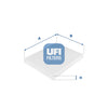 UFI Filters Cabin Air Filter 53.149.00