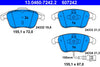 ATE Brake Pad Set Front 13.0460-7242.2