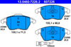 ATE Brake Pad Set Front 13.0460-7226.2