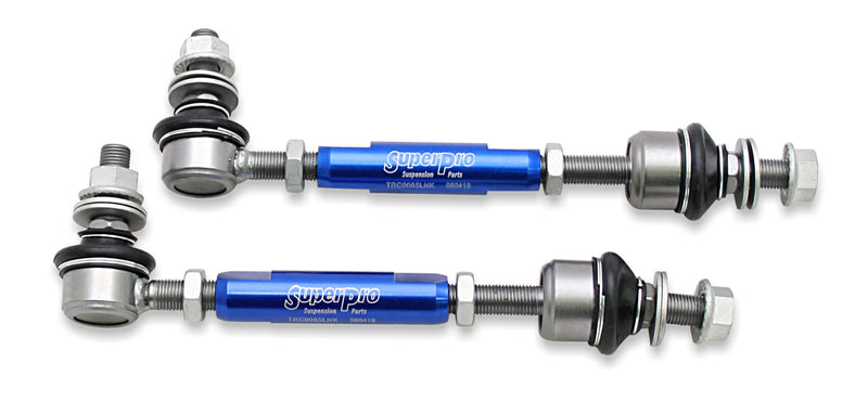SuperPro Swaybar Link Rear Kit Heavy Duty Adjustable Fits