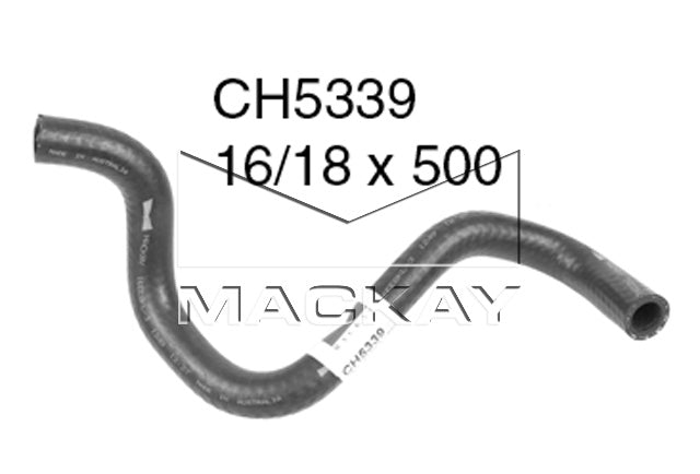 Mackay Heater Hose CH5339