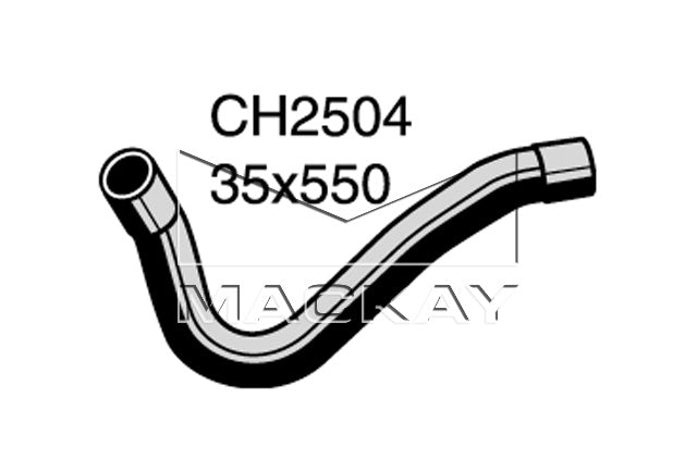 Mackay Bottom Radiator Hose CH2504