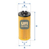 UFI Filters Oil Filter 25.211.00