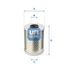 UFI Filters Oil Filter 25.548.00