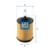 UFI Filters Oil Filter 25.024.00