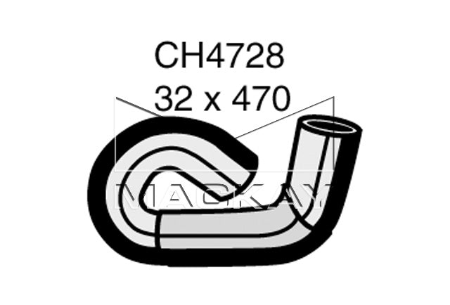 Mackay Top Radiator Hose CH4728