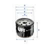 UFI Filters Oil Filter 23.118.00