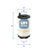 UFI Filters Oil Filter 25.143.00