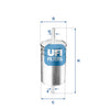 UFI Filters Fuel Filter 31.722.00