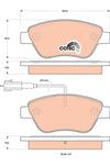 TRW Brake Pad Set GDB1842