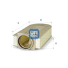 UFI Filters Air Filter 30.B63.00