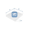 UFI Filters Cabin Air Filter 53.031.00