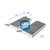 UFI Filters Cabin Air Filter 54.173.00