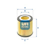 UFI Filters Oil Filter 25.058.00