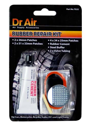 Dr Air Rubber 8Pce Repair Kit/Bike TG32