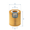 UFI Filters Oil Filter 25.028.00