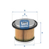 UFI Filters Fuel Filter 26.676.00