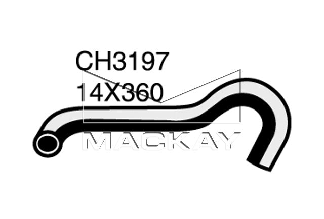 Mackay Bypass Heater Hose CH3197