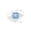 UFI Filters Cabin Air Filter 53.038.00