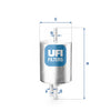 UFI Filters Fuel Filter 31.830.00