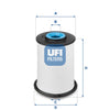 UFI Filters Fuel Filter 26.033.00