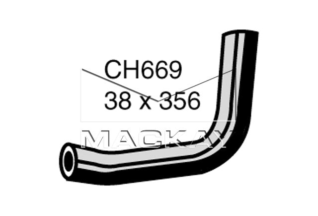 Mackay Bottom Radiator Hose CH669