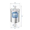 UFI Filters Fuel Filter 31.710.00