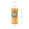 UFI Filters Oil Filter 25.153.00