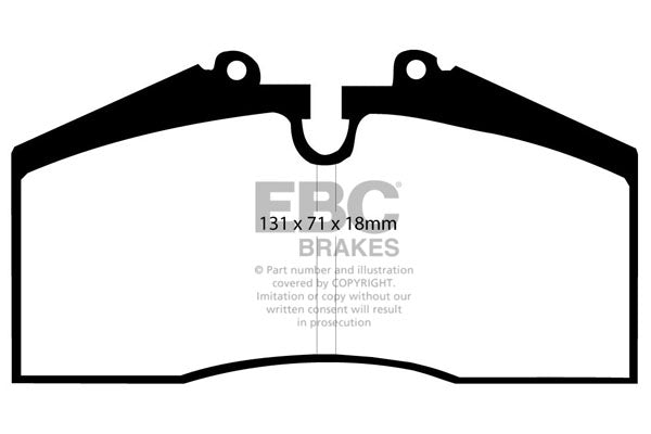 EBC Porsche/Harrop Pads DP2767