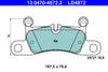 ATE Ceramic Brake Pad Set Rear 13.0470-4872.2