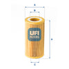 UFI Filters Oil Filter 25.180.00