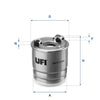 UFI Filters Fuel Filter 24.111.00