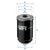 UFI Filters Fuel Filter 24.525.00
