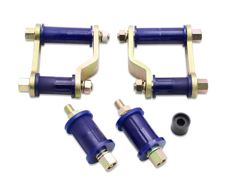 SuperPro Rear Greasable Shackle And Bush Kit Fits Toyota