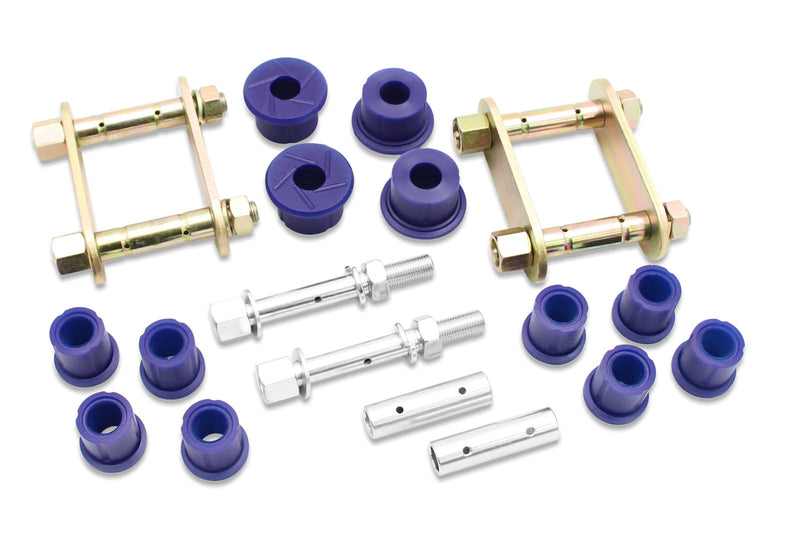 SuperPro Rear Greasable Shackle And Bush Kit Fits Holden