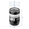 UFI Filters Oil Filter 23.130.01