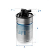 UFI Filters Fuel Filter 24.424.00