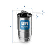 UFI Filters Fuel Filter 24.427.00